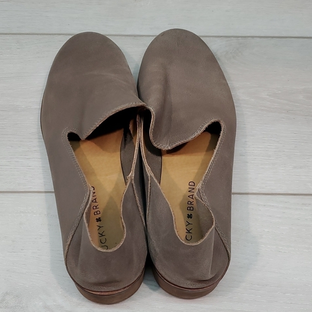 Lucky Brand Womens "Like New " Cahill Leather Loafer shoes sz 8.5M - Picture 6 of 12